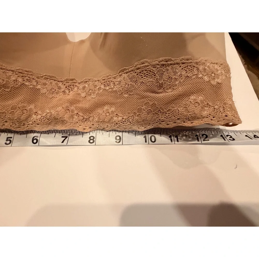 Natori Bliss Perfection Wireless‎ Contour Bra 36DDD Beige Lace 723154